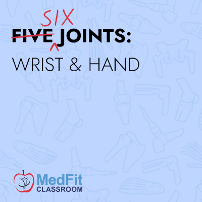 <strike>Five</strike> Six Joints: Wrist & Hand