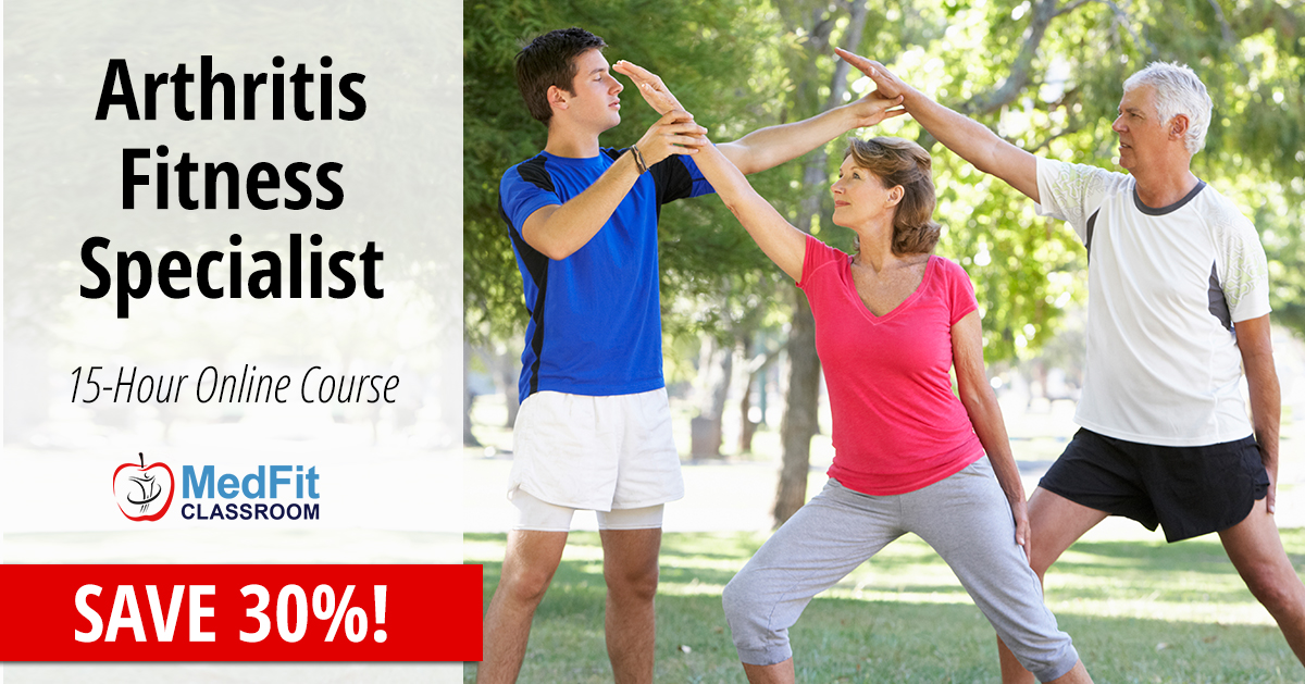 Arthritis Fitness Specialist Special Offer MedFit Classroom