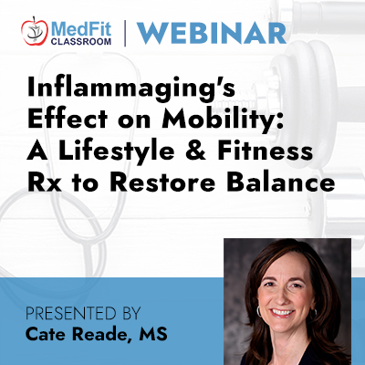 10/31/23 Webinar | Inflammaging’s Effect on Mobility: A Lifestyle & Fitness Rx to Restore Balance